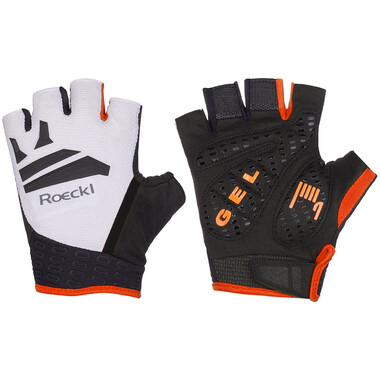 ROECKL ISELER Short Finger Gloves White/Orange 2023 0